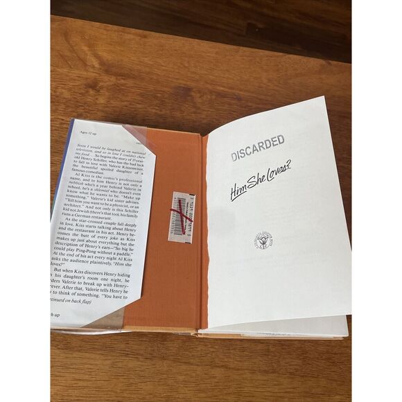 Him She Loves?  1985  M. E. Kerr Romance Television Book - Picture 5 of 7